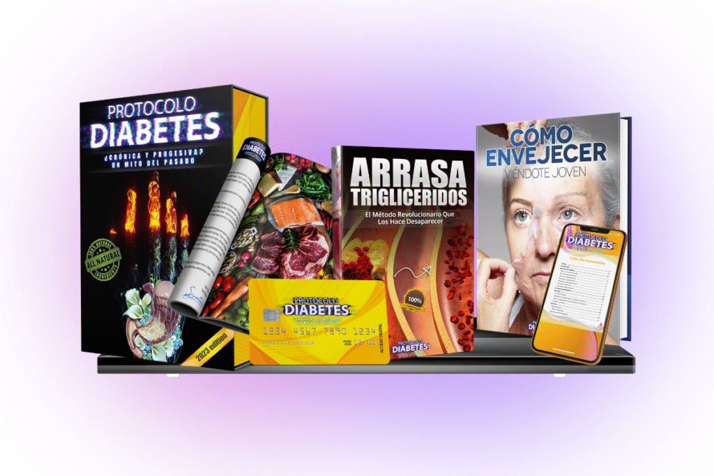 Protocolo Diabetes – paquete completo con bonos, guías y membresía para mantener la glucosa estable sin fármacos.